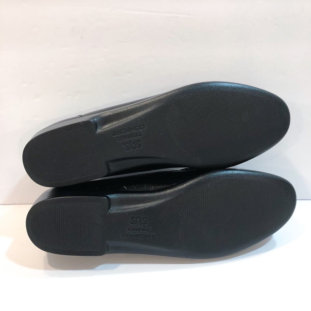 SAS Metro Black Patent Leather Loafers Flats - Picture 10 of 11